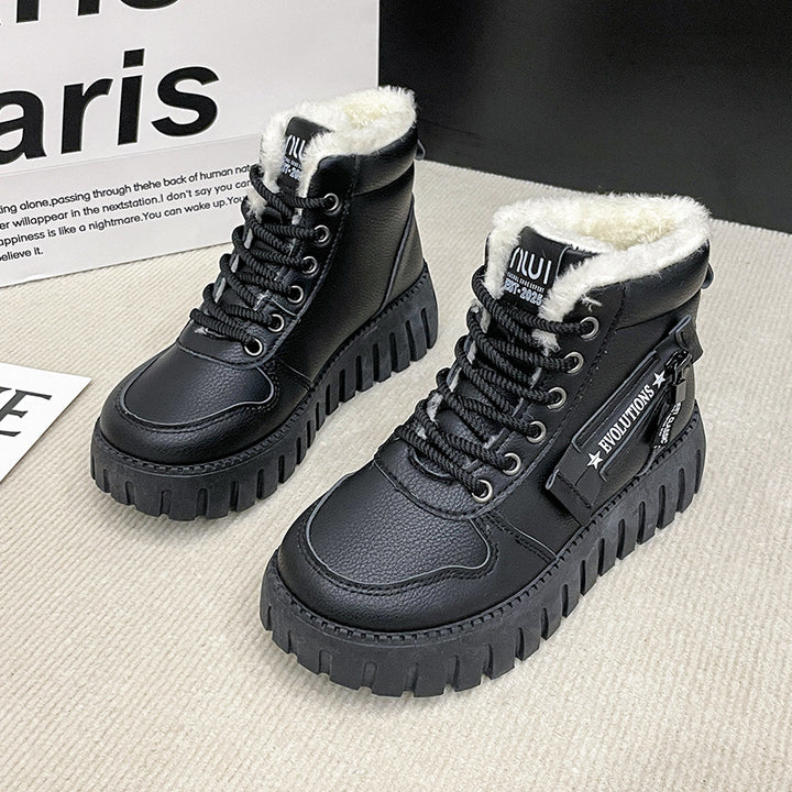 Dame Vinterhøje Sneakers med blødt for og skridsikker sål Stilla