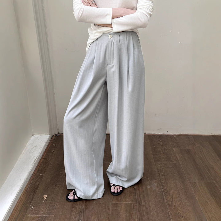 Dame Løsskåret Jersey-Bukser med elegant design Stilla