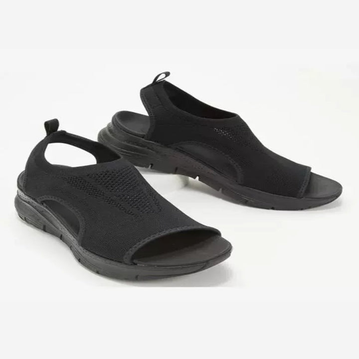Dame Komfortable Sandaler med åndbart mesh-overdel og blød sål Stilla