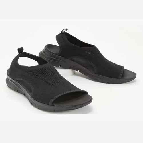 Dame Komfortable Sandaler med åndbart mesh-overdel og blød sål Stilla