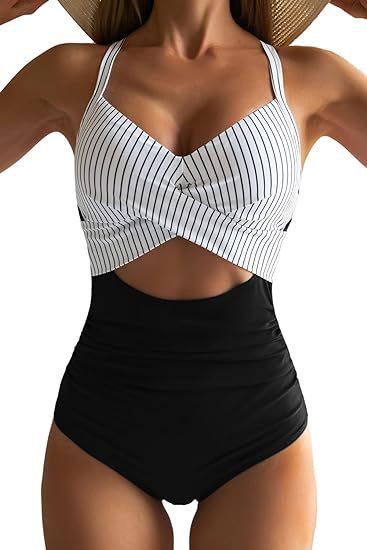 Dame Cut-Out Badedragt Skovae
