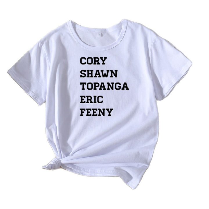 Dame Fritids Typografi T-shirt Stilla