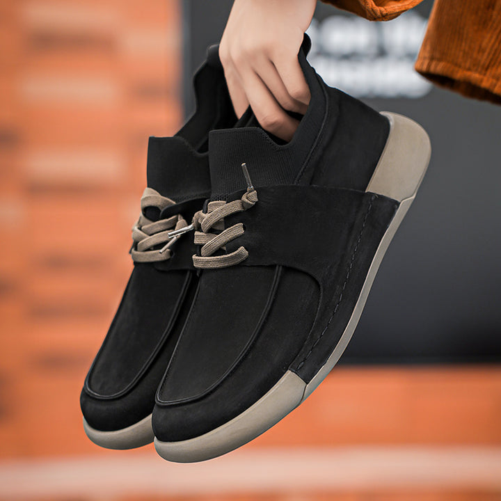Femme Suede Slip-On Fritid Sneakers Stilla