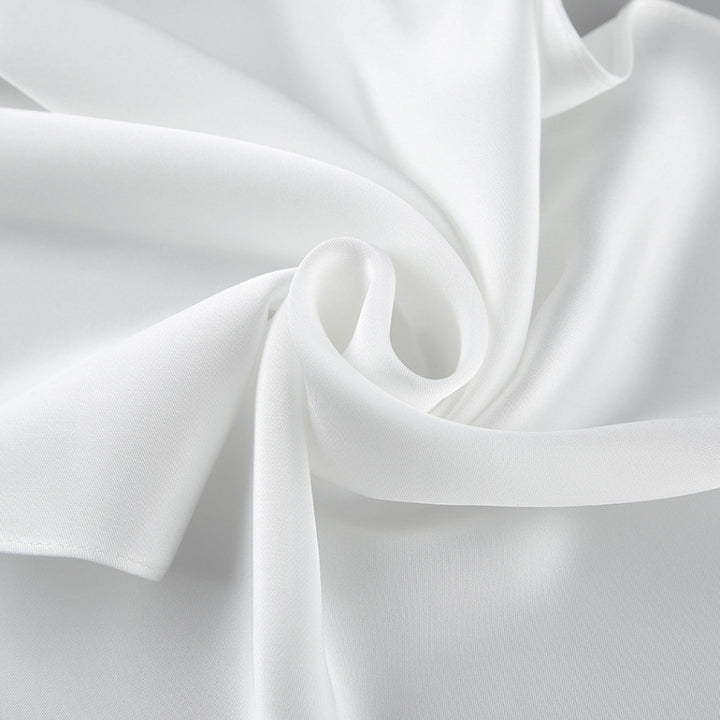 Damen elegantes Wickelkleid mit asymmetrischem Saum und raffinierter Drapierung Skovae
