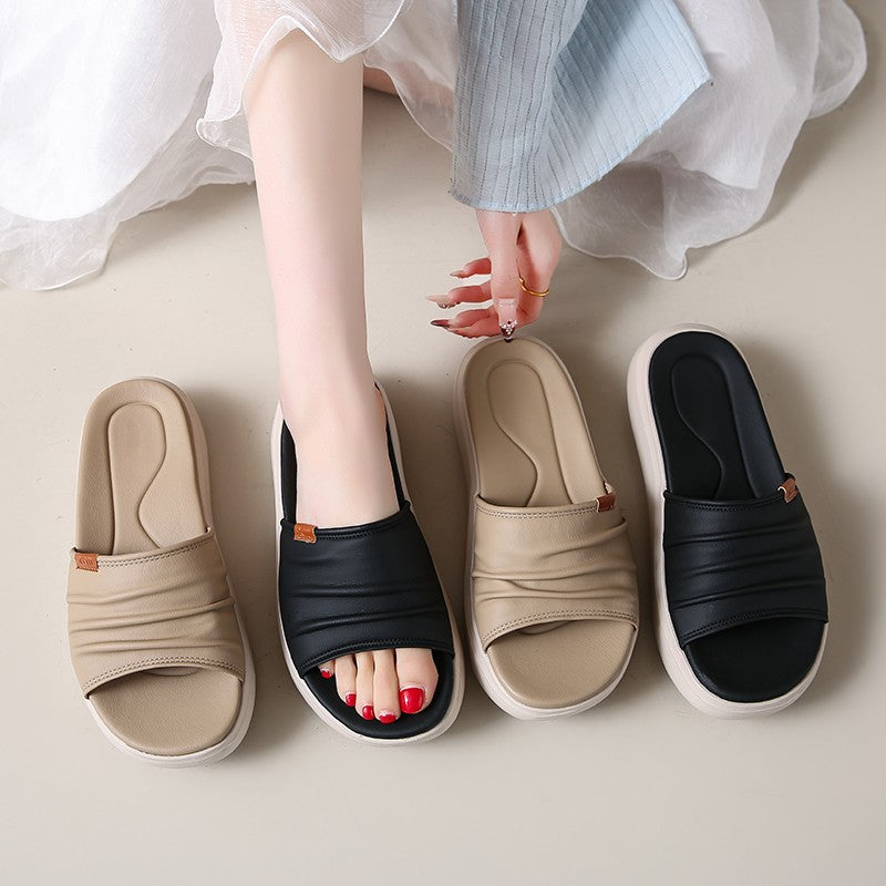 Dame Komfortable Fritids-Sandaler med brede polstrede Remme Stilla