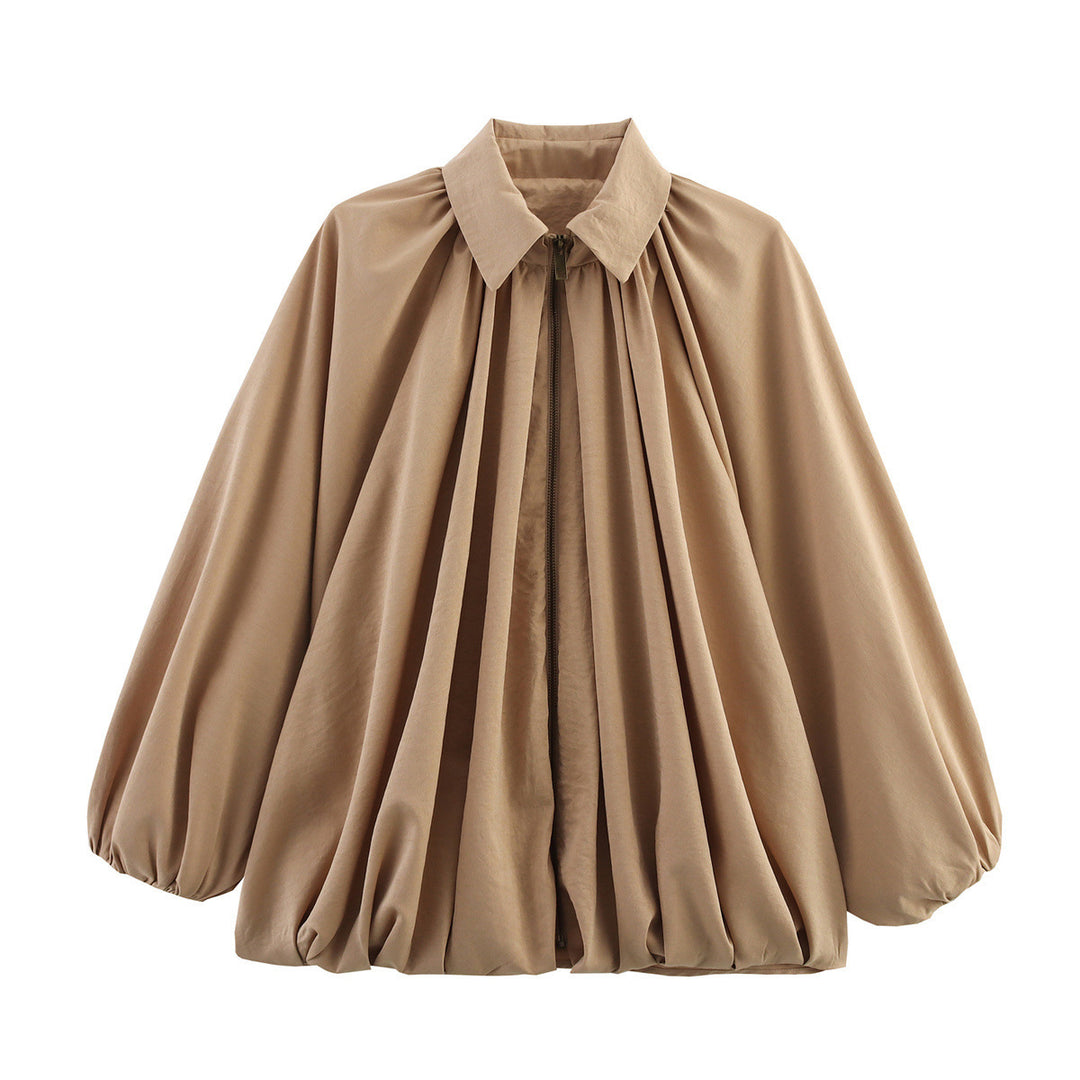 Dame elegant bluse med plisserede detaljer Stilla
