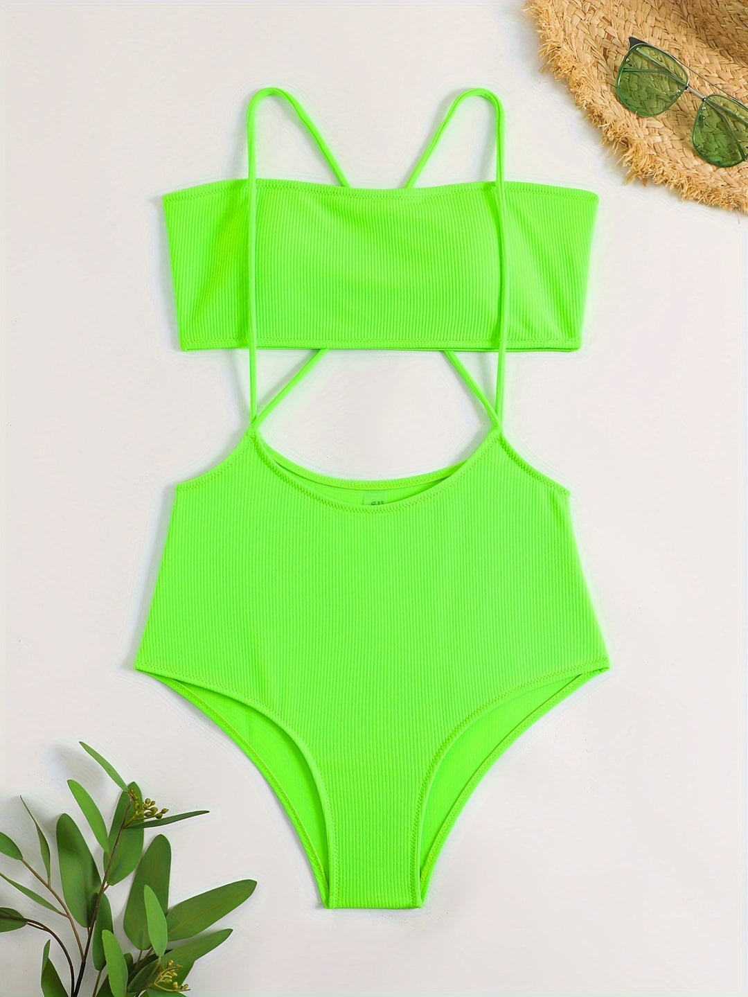 Dame Sporty Højskåret Bikini Skovae