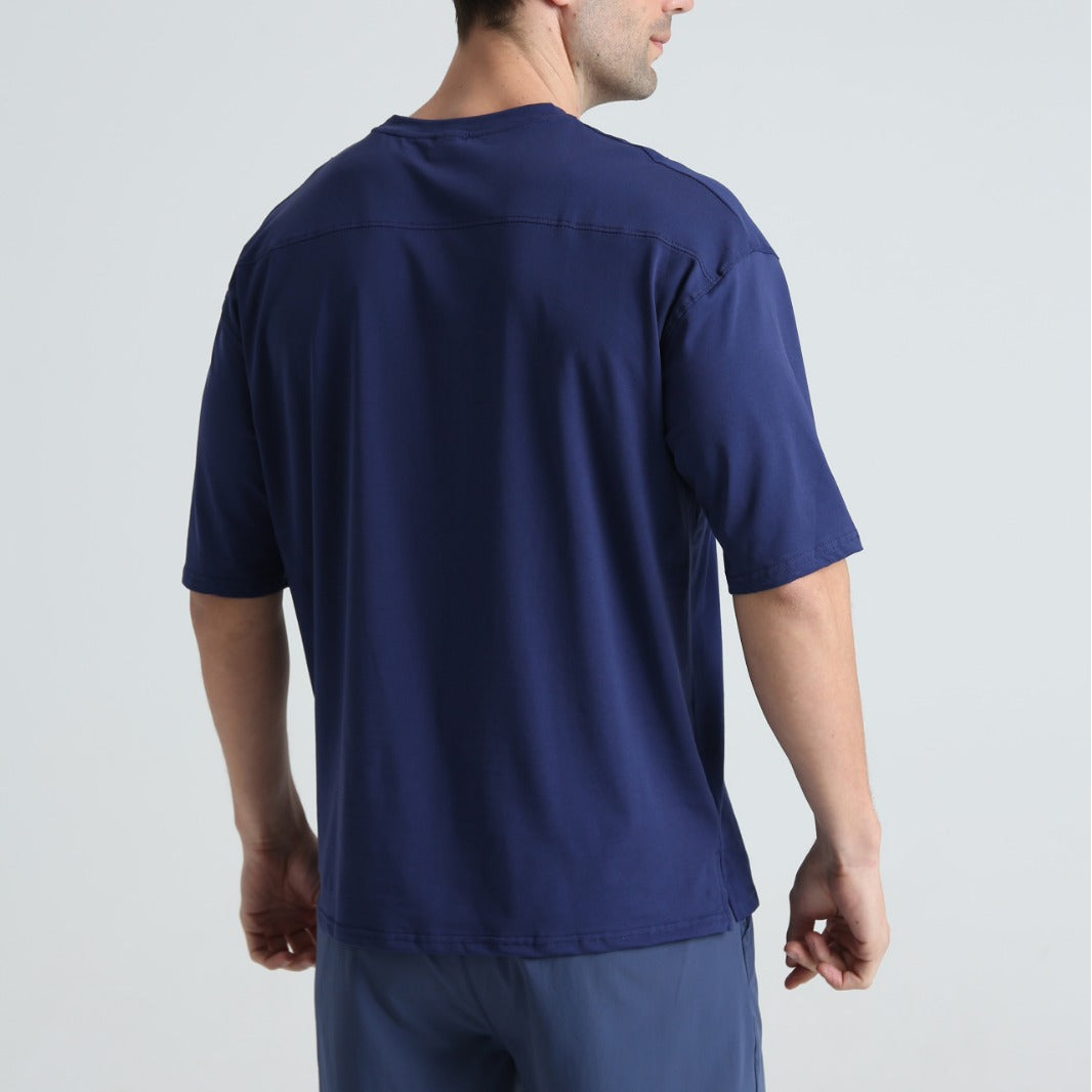 Herrer Behagelig Loose-Fit T-shirt lavet af kvalitetsbomuld Stilla