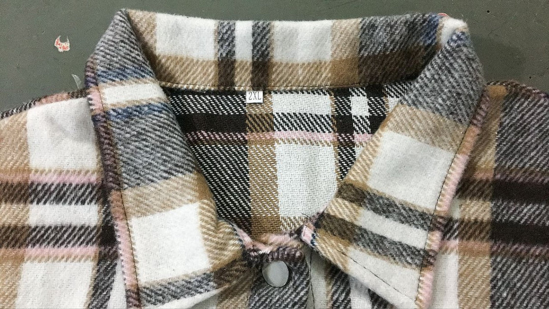 Dame ternet overshirt i komfortabel bomuldsblanding med store klaplommer Stilla