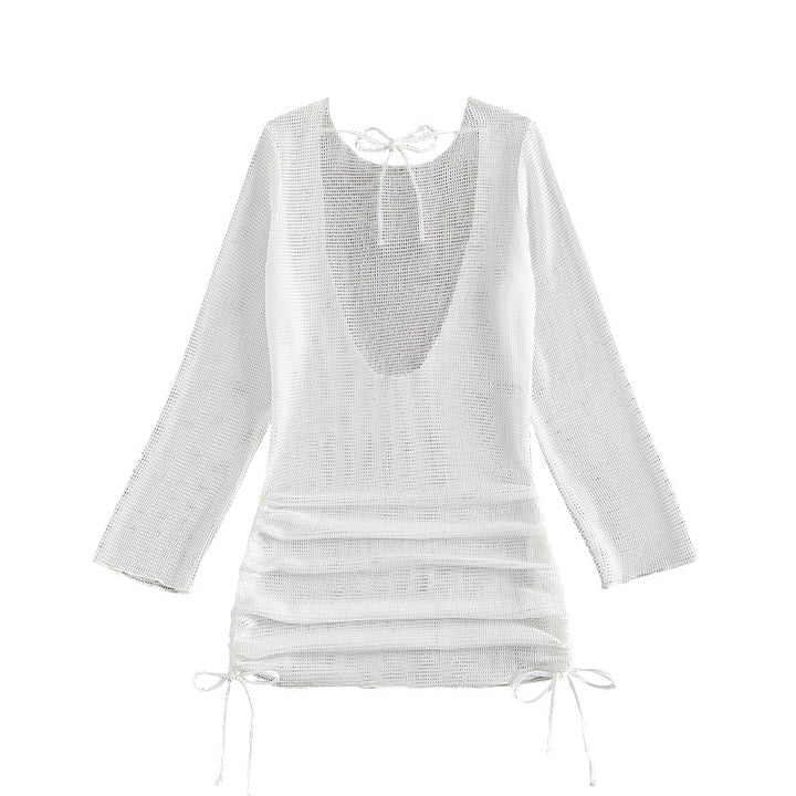 Dame Strandkjole med elegante ruffle detaljer Skovae