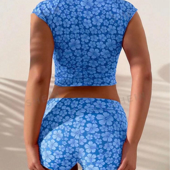 Dame Floral Print Activewear Set Stilla
