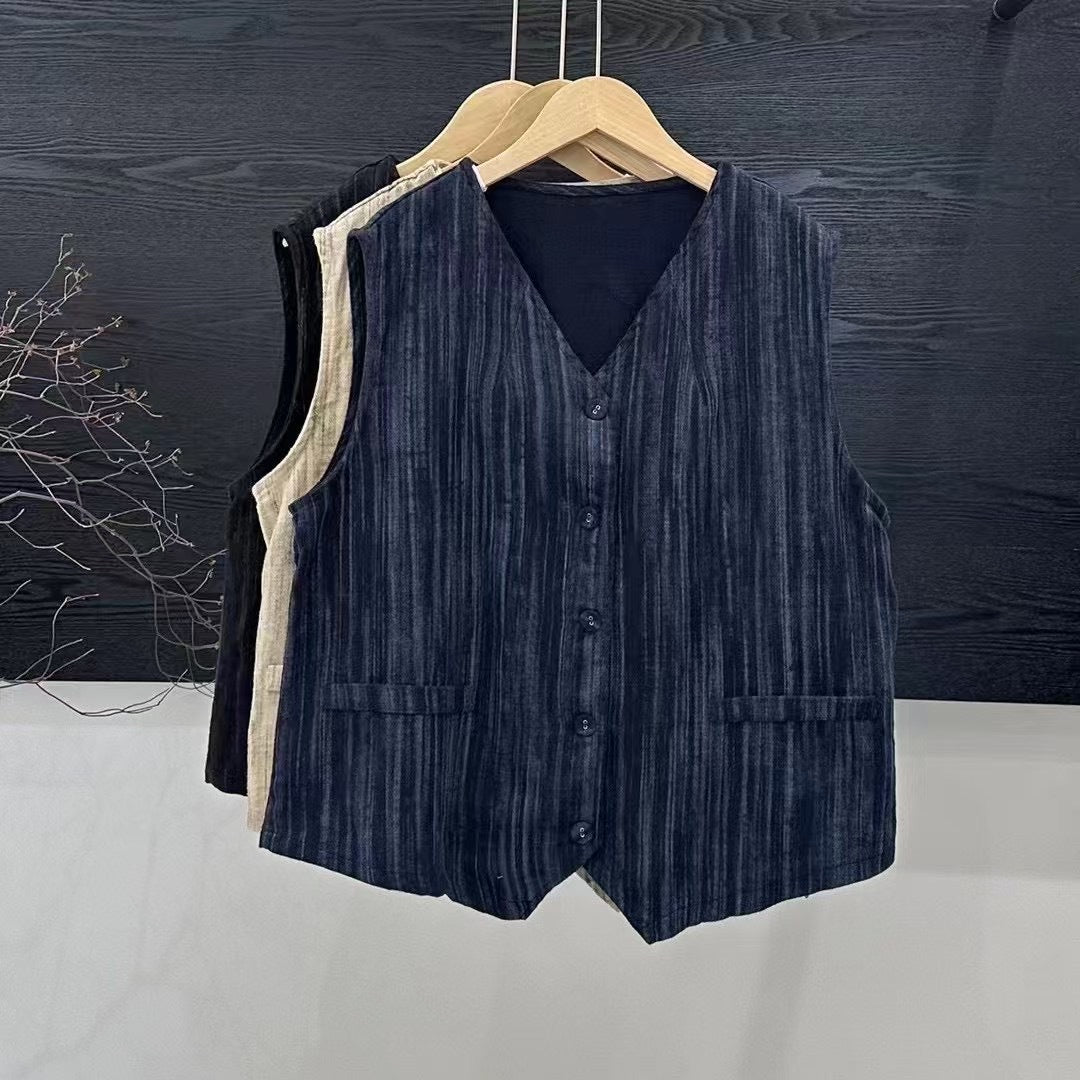 Femme Stilig Button-Up Vest Stilla