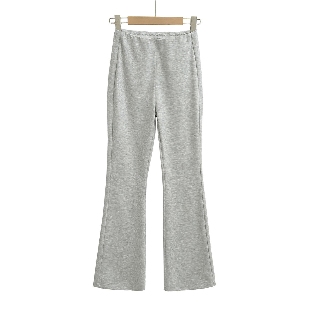 Dame Flared-leggings lavet af åndbart materiale med høj talje Stilla