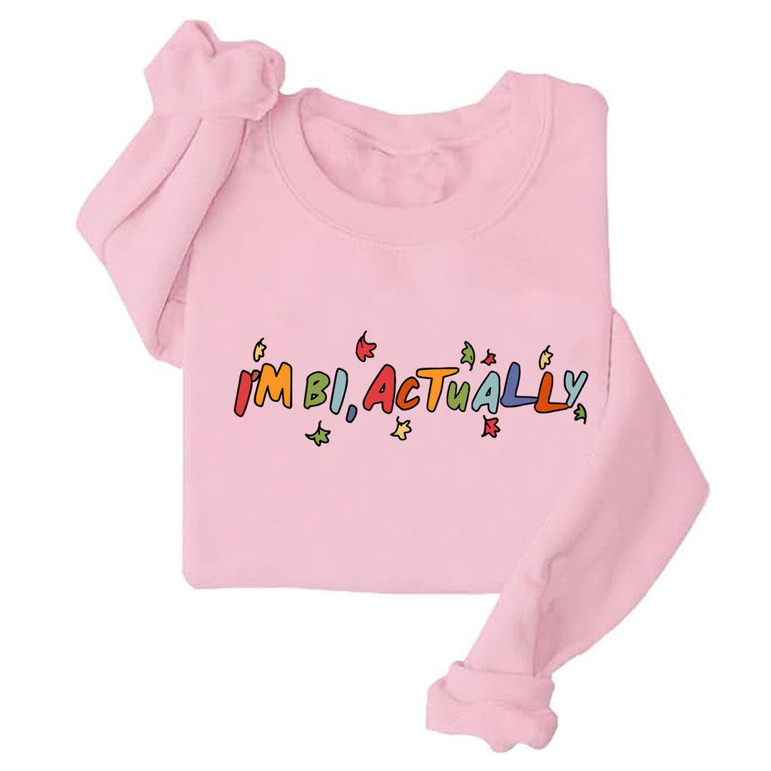 Kvinders sweater med kreativt print og afslappet snit Stilla
