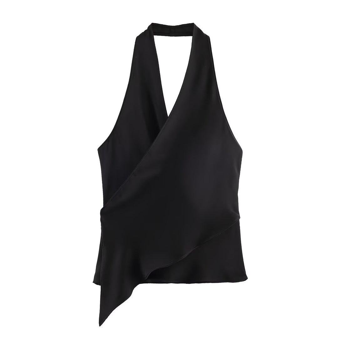 Dame Wickelbluse med V-hals Skovae