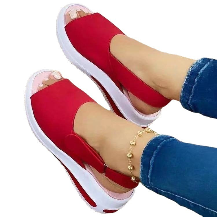 Dame Komfortable Slingback-Sandaler med moderne Cut-Out-Design Stilla