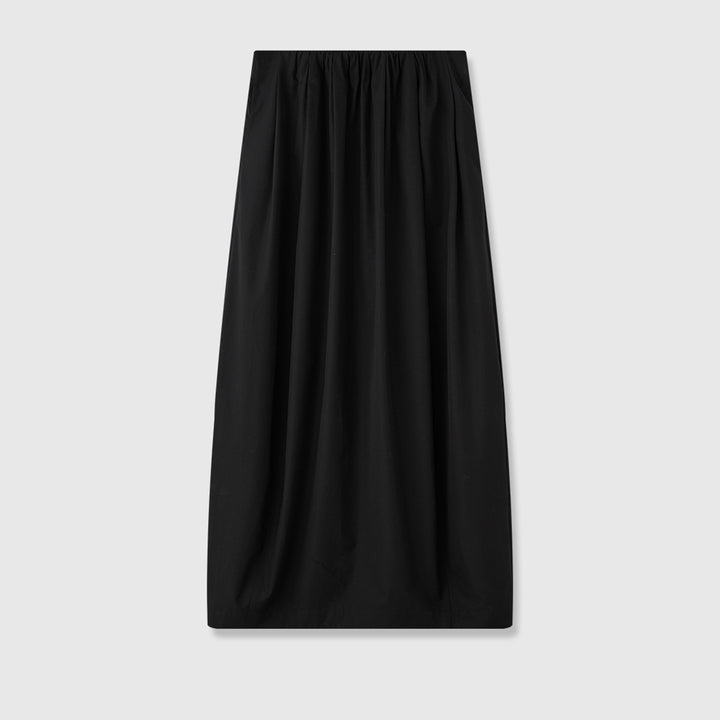 Dame Maxi-nederdel med elastisk talje og elegant fald Stilla