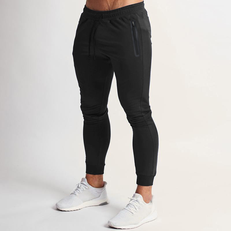 Herrer sporty Slim-Fit joggingbukser med sidelukning Stilla