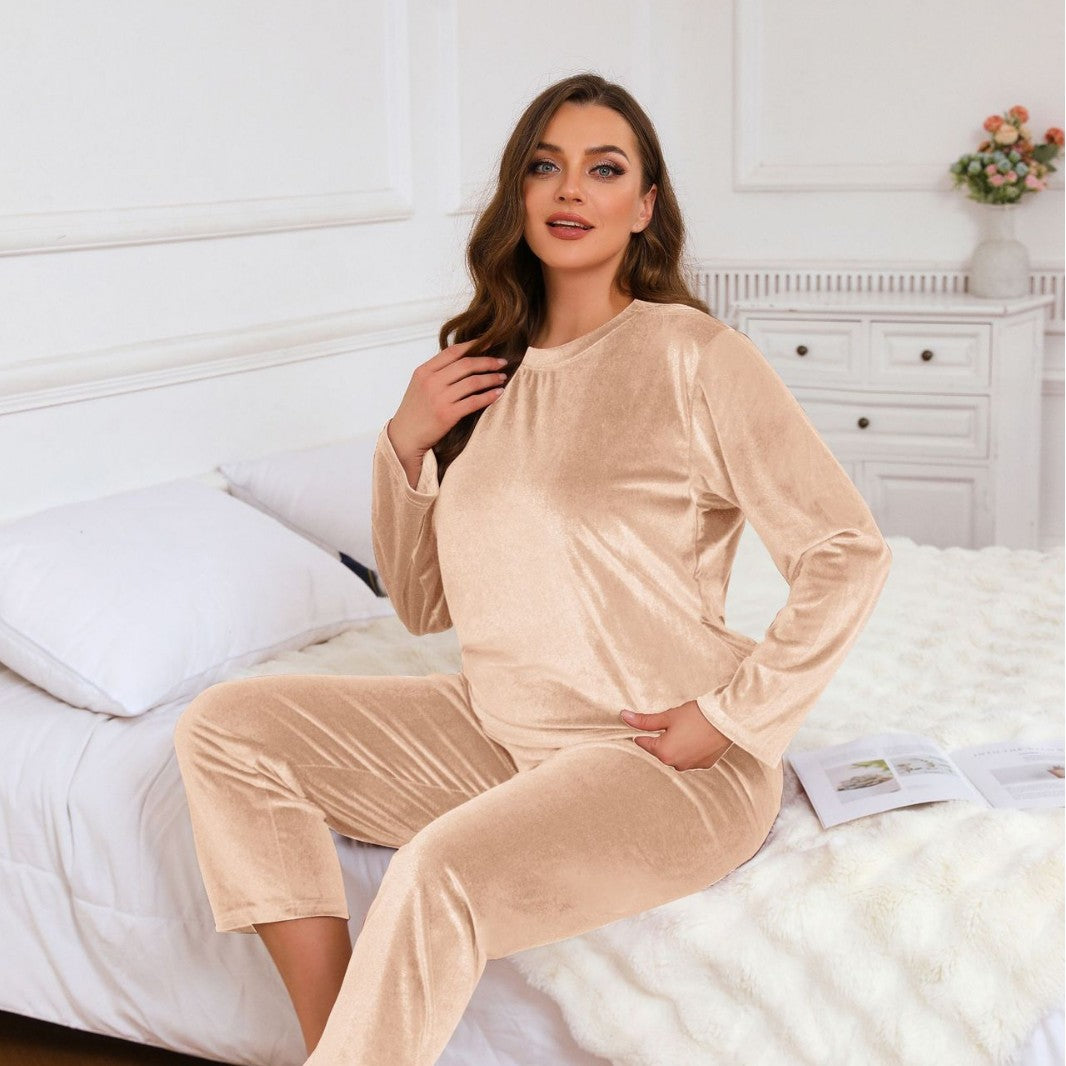 Damepyjamasæt i luksuriøs velour Stilla