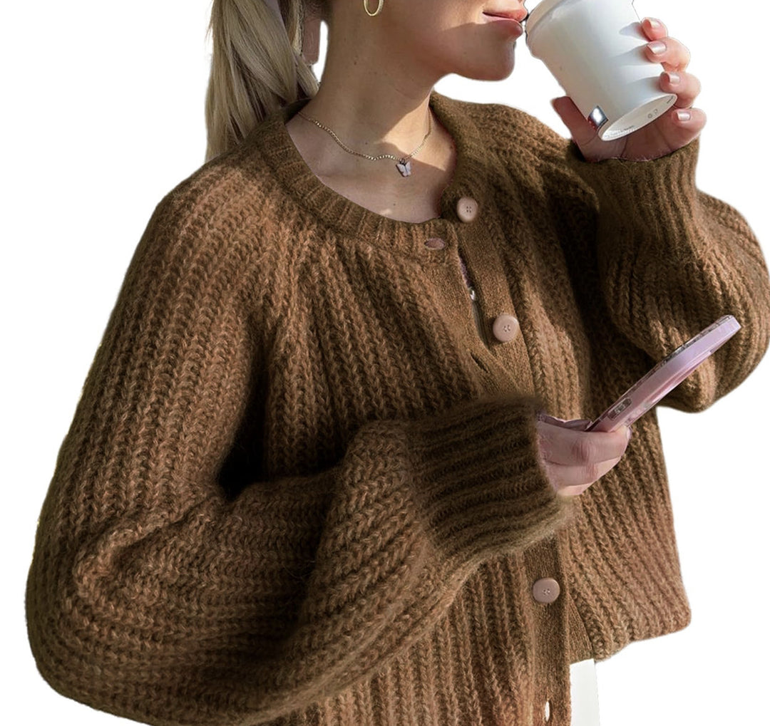 Dame Krammende Strikpullover Stilla