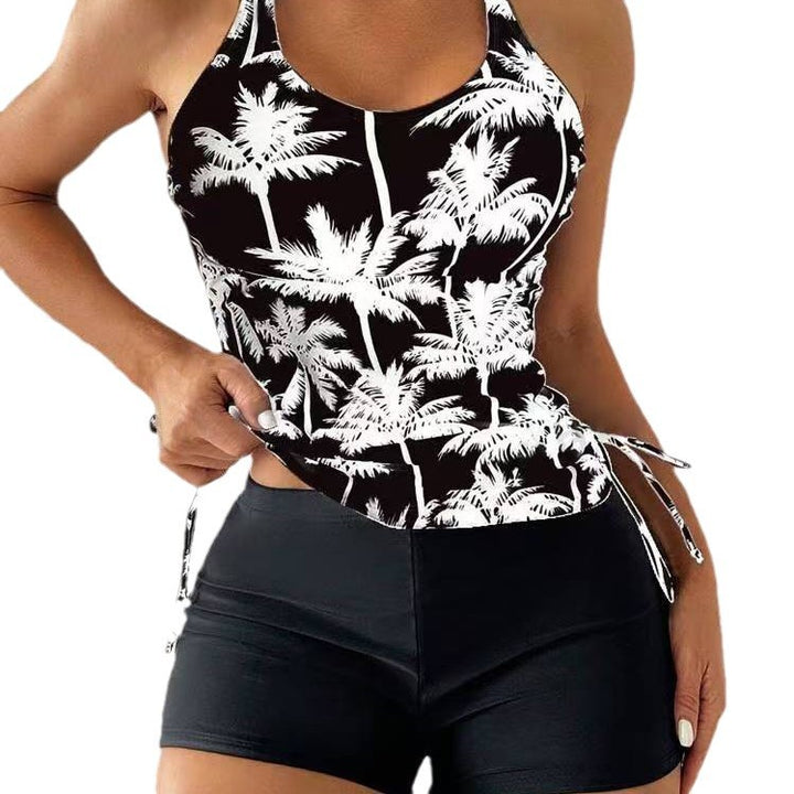 Dame Tankini-sæt med blomstret design og moderigtig snit Stilla