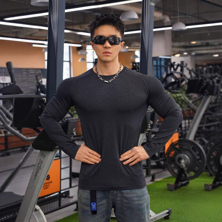 Herrer Fitness Langærmet T-shirt Stilla
