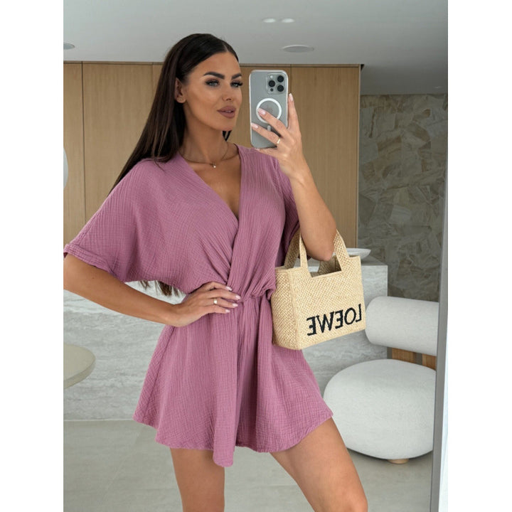 Damer Elegant V-Hals Jumpsuit Stilla