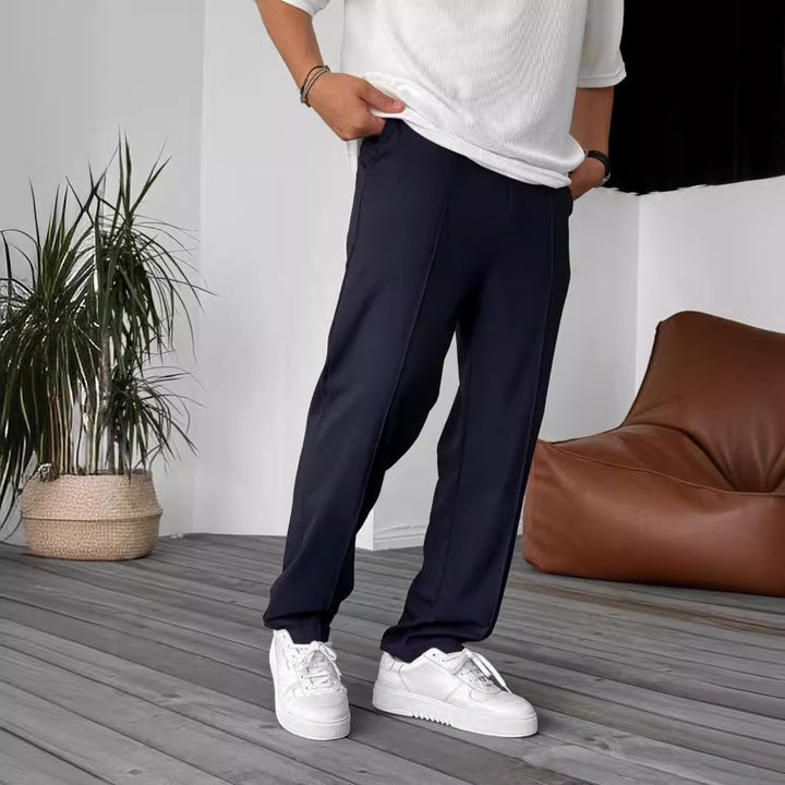 Herrer elegante og komfortable Chino-bukser med folder Stilla