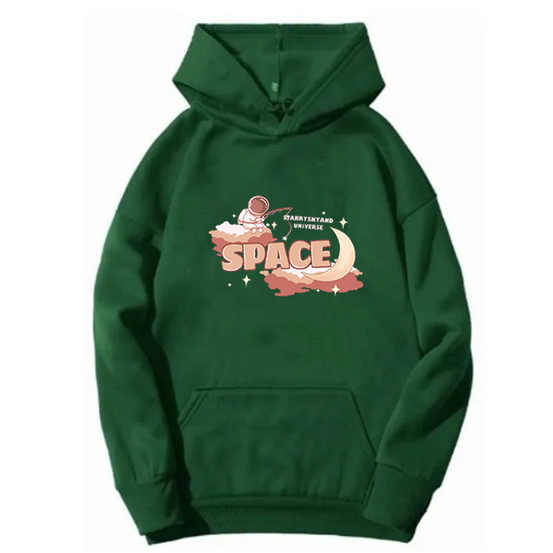 Kvinders hoodie med kreativ rumdesign Skovae