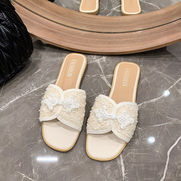 Dame Espadrilles med dekorativt blomsterdesign og højkvalitets udførelse Stilla