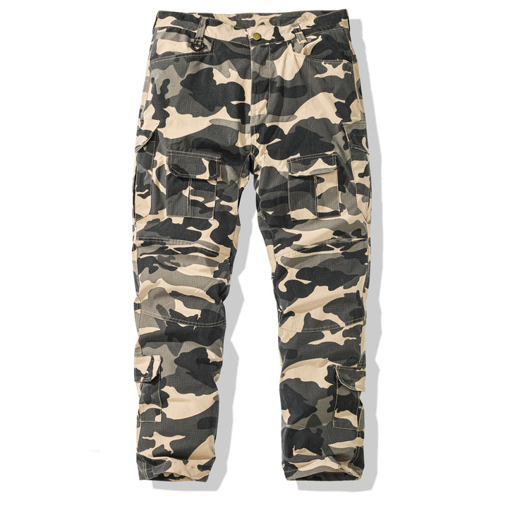 Herre cargo bukser i camouflage-design Stilla