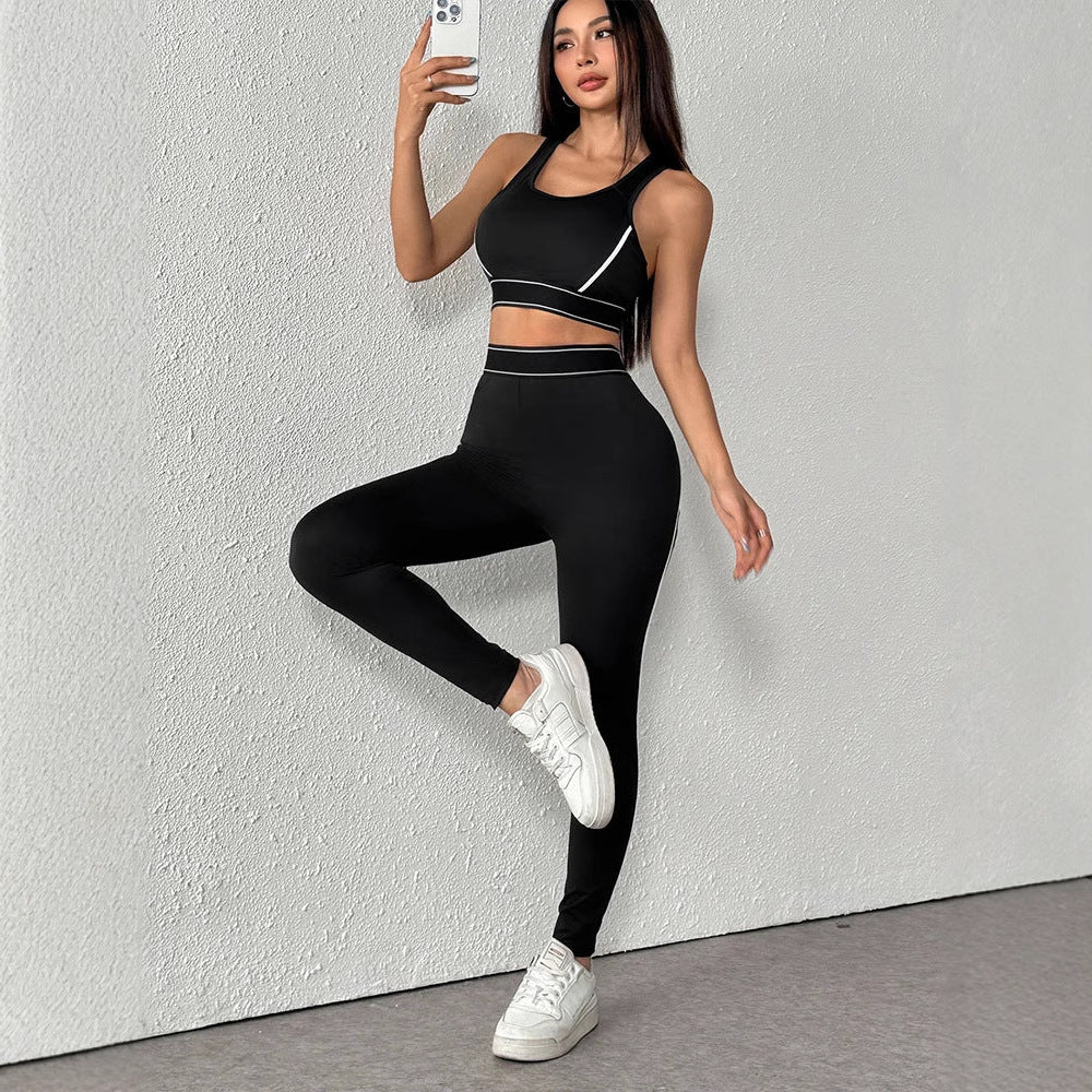 Damer Sporty To-Delt Sæt med ergonomisk Design og åndbare Materialer Skovae