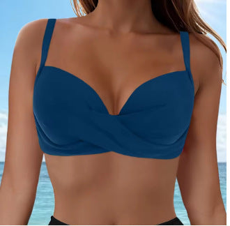 Dame Elegant Bikini top med indpakningsdesign Skovae