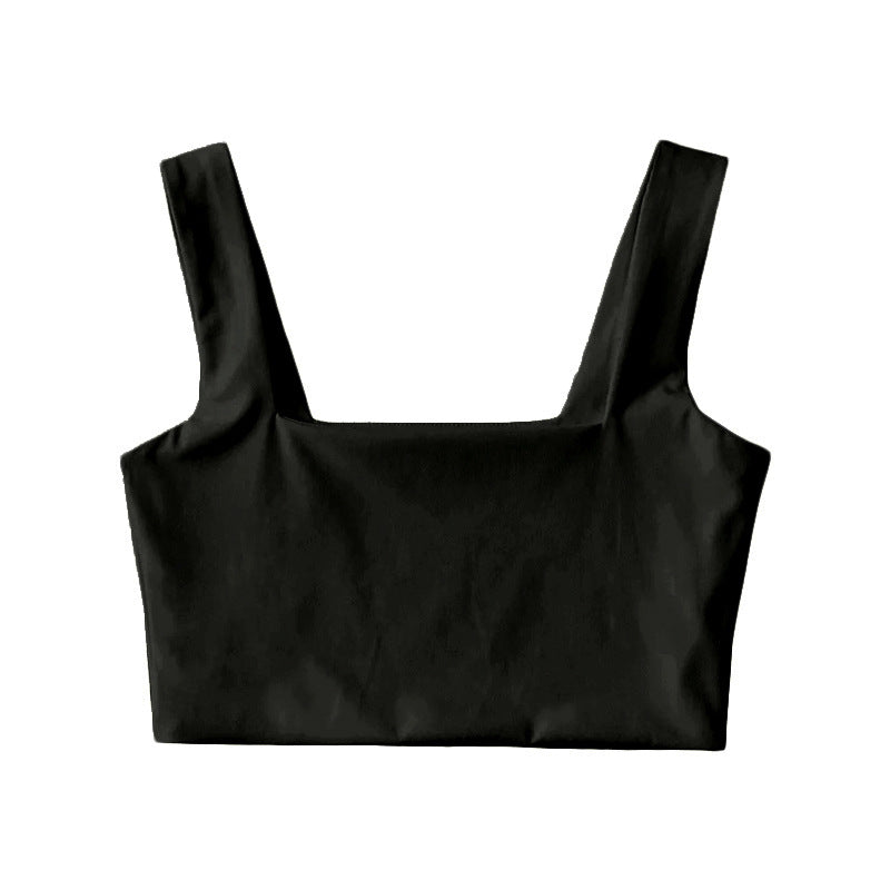 Femme Kvadrat-Udskæring Crop Top Stilla