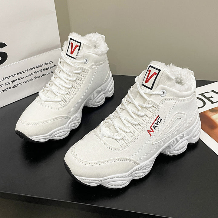 Dame High-Top Sneakers med blødt foder og skridsikker sål Stilla