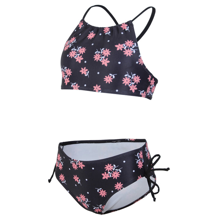 Dame bikini-sæt med justerbare stropper og blomstermønster Stilla