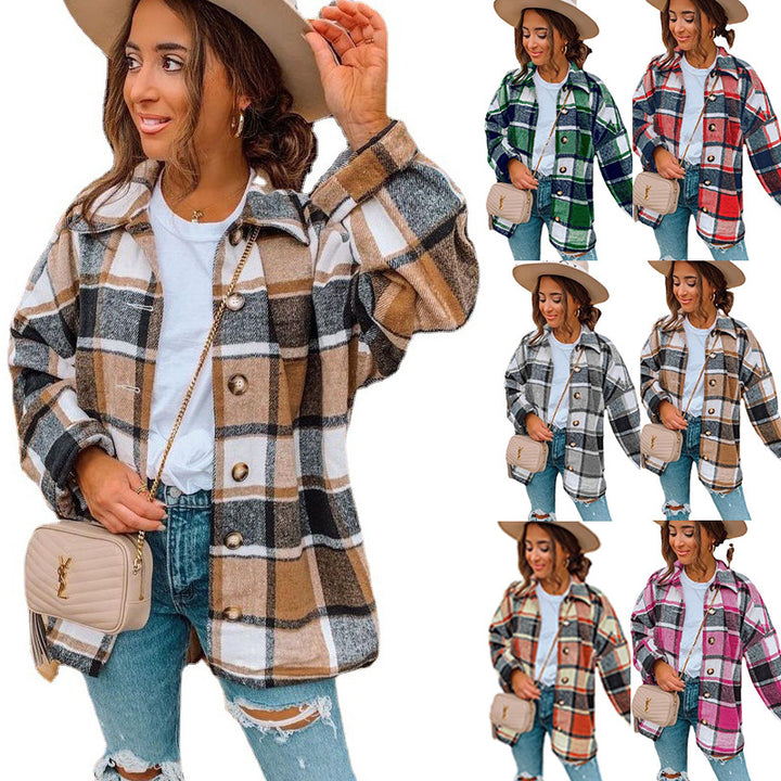Dame oversized ternet bluse Stilla