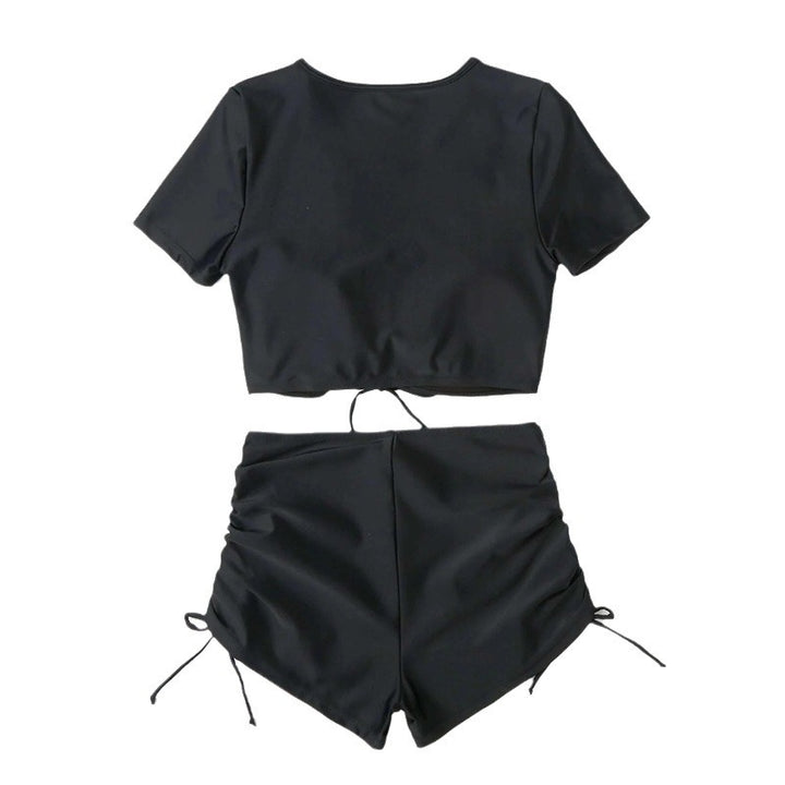 Dame Sport-Bikini med blomstret design og høj talje Skovae