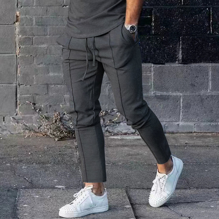Herre fritids-joggingbukser med elastisk talje og stilfuldt design Stilla