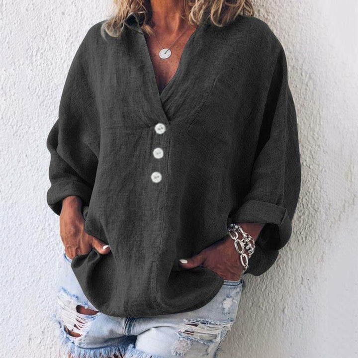 Stilla | Elegant Pullover Af Bomuld og Linned