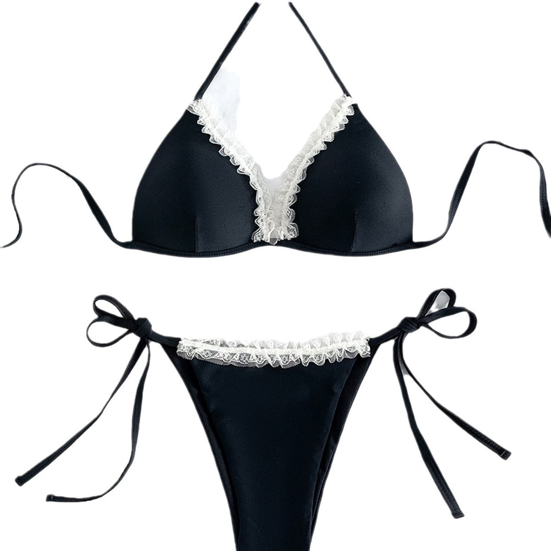 Dame Triangel-Bikini i det elegante spidse design Skovae