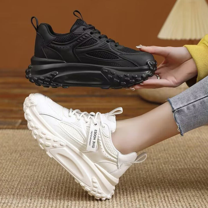 Dame Chunky Sneaker med åndbar overfladestruktur og stødabsorberende sål Stilla
