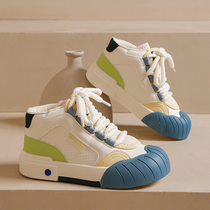 Dame High-Top Sneakers med moderne design og slidstærkt overmateriale Stilla