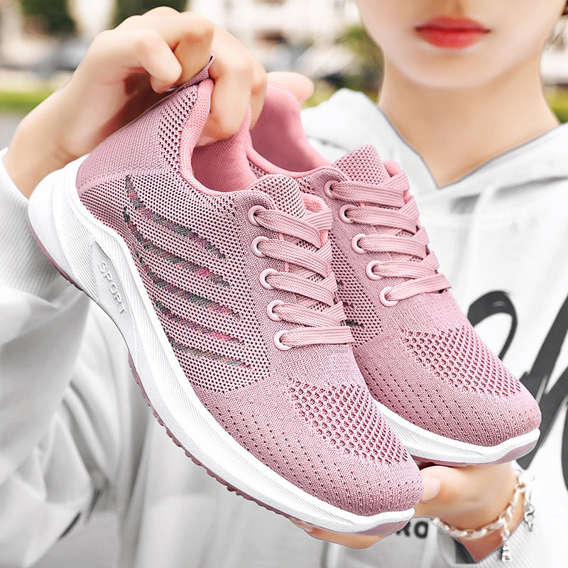 Dame Sporty Sneakers med åndbart mesh-overmateriale og komfortabelt støddæmpningssystem Stilla