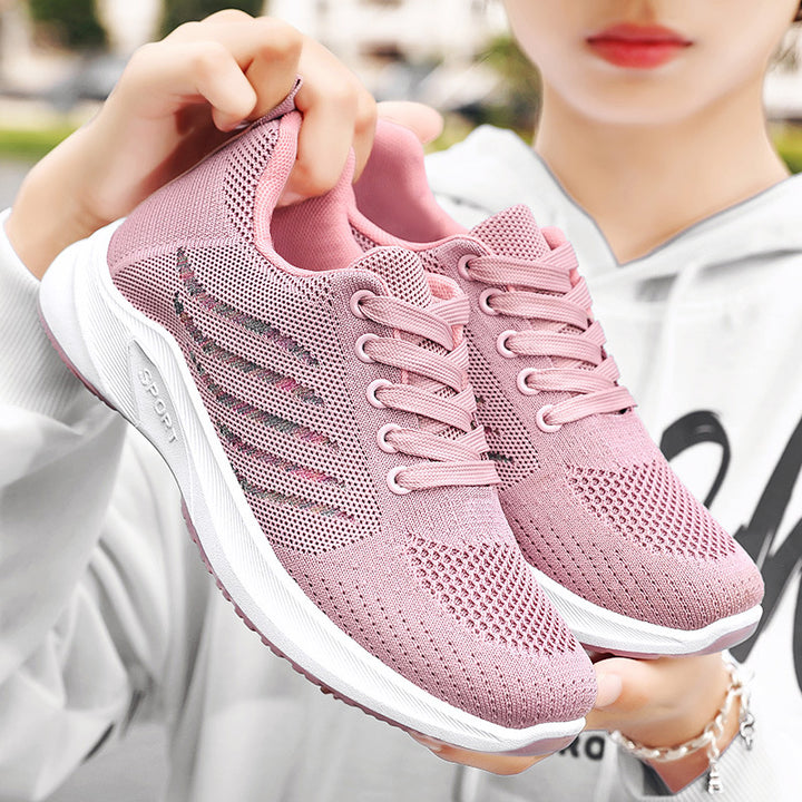 Dame Sporty Sneakers med åndbart mesh-overmateriale og komfortabelt støddæmpningssystem Stilla