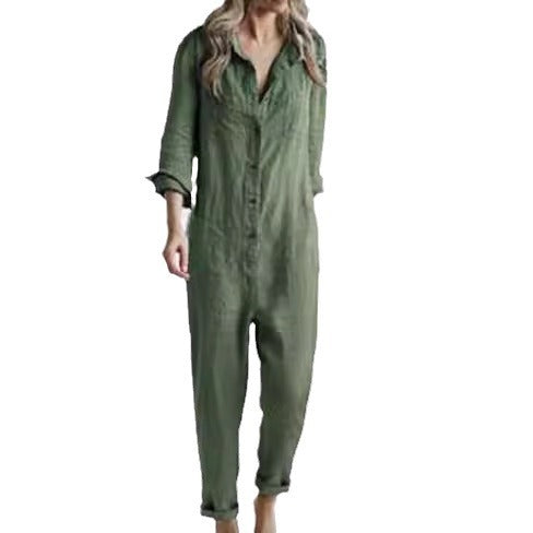 Dame Komfortabel Casual Overall Stilla