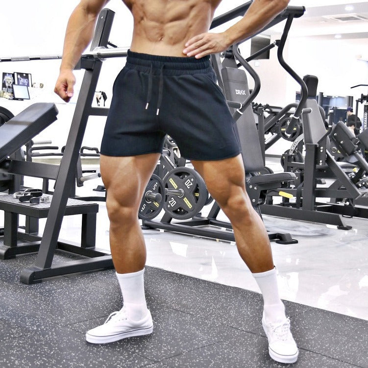 Herrer Åndbare Fitness-Shorts med elastisk talje og sidelommer Stilla