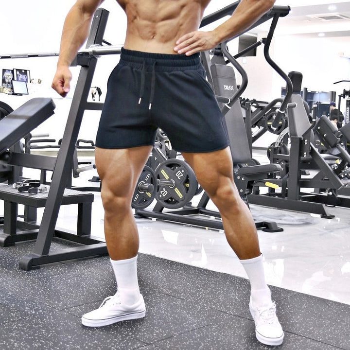 Herrer Åndbare Fitness-Shorts med elastisk talje og sidelommer Stilla