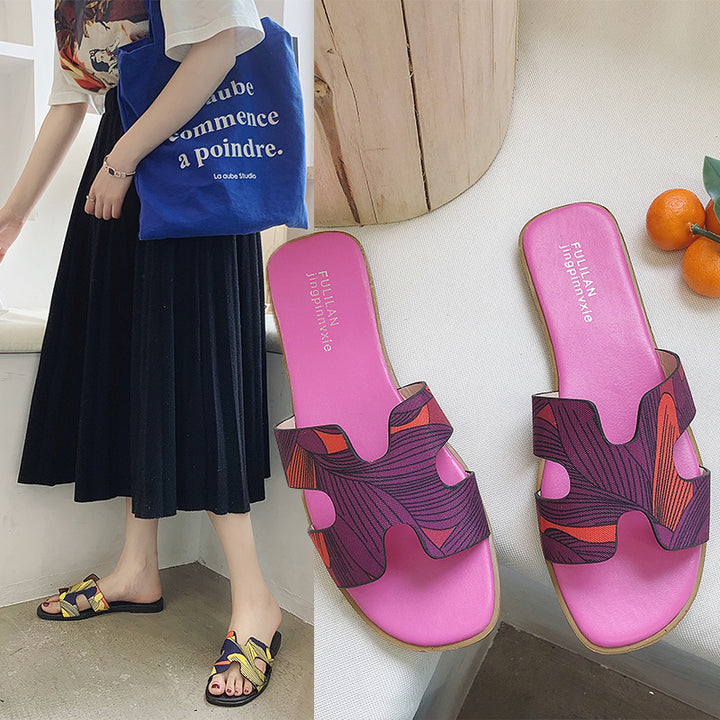 Dame Mode Flip-Flops med legende design Stilla