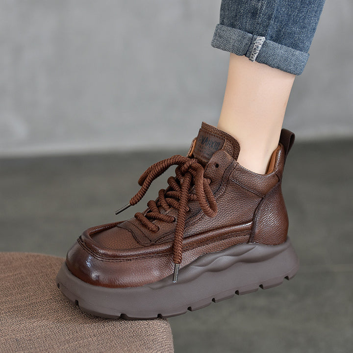 Dame Sporty High-Top Sneakers med robust overdel og dæmpende sål Stilla